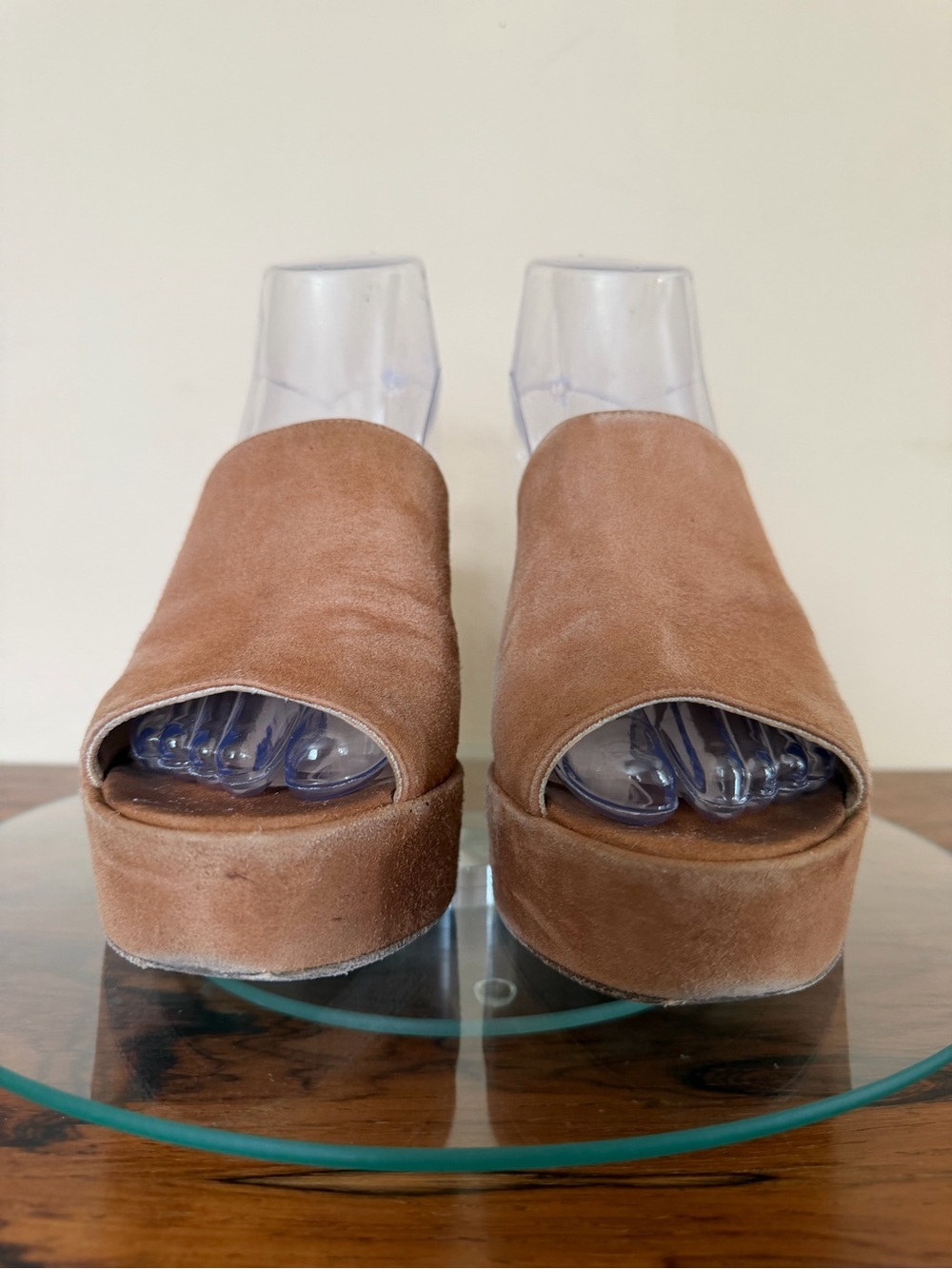 Inez Ceci Mules in toffee suede in 7 - Picture 5 of 16